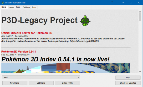 Launcher - Pokémon 3D Wiki